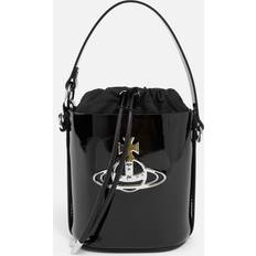 Bucket Bags Vivienne Westwood Daisy Patent-Leather Bucket Bag Black