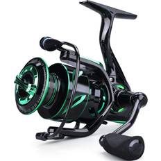 Sougayilang Sougayilang Fishing Reel 6.2:1 High-Speed Gear Ratio Spinning Fishing Reel with 12 1Stainless BB and CNC Aluminum Spool & Handle for Freshwater and Saltwater Fishing-2000