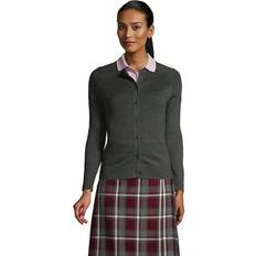 Lands' End Women Cardigans Lands' End School Uniform Women Cotton Modal Cardigan Sweater