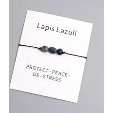 Lapis Bracelets Lapis Lazuli Wish Bracelet Lapis Lazuli Healing Crystal Bracelet Protection Anxiety Jewelry for Women Men Friendship Multicoloured