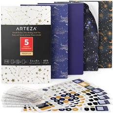 Arteza Pocket Notebooks, Set of 5, 5