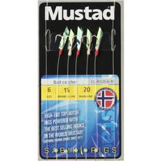 Mustad Bait Catcher 5 Hooks Feather Rig Multicolor 8