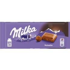Milka Noisette Hazelnut Chocolate Bar, 100g