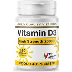 Vit Direct Vitamin D3 High Strength 150 Soft Gel