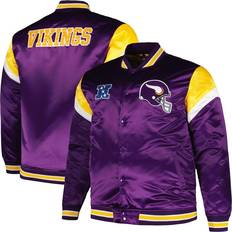 Mitchell & Ness Minnesota Vikings Big & Tall Satin Full-Snap Jacket