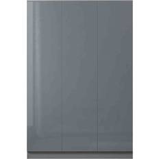 Fwstyle Stora Grey Gloss Wardrobe 120x180cm