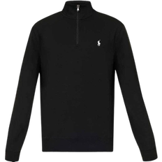 Polo Ralph Lauren Double Knit Quarter Zip - Black