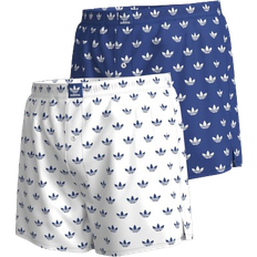 Adidas Men's Originals Comfort Cotton Boxer Briefs 2-pack - Blue/White