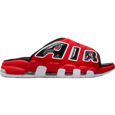 Polyurethane Slides Nike Air More Uptempo - University Red/Black/Clear/White