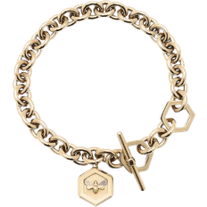 Olivia Burton Bee & Honeycomb T-Bar Bracelet - Gold