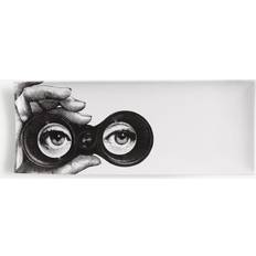 Fornasetti Tema e Variazioni white/black Serving Tray