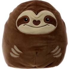 Puckator Plush Squeezies Sloth Shaped Cushion Brown