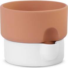 Northern Oasis Flowerpot Medium White/Terracotta