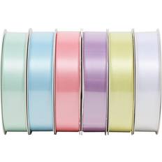 Yellow DIY Plain Thin Ribbon Pastel