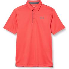 Under Armour Men's UA Tech Polo - Phoenix Fire/Pitch Grey