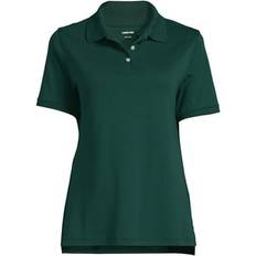 Lands' End Clothing Lands' End School Uniform Women Tall Short Sleeve Interlock Polo Shirt