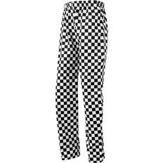 Premier 3XL, Black/White Big Check Essential Unisex Chefs Trouser Catering Workwear Pack of 2