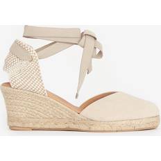 Beige - Women Low Shoes Barbour Women's Juana Wedged Espadrilles Beige