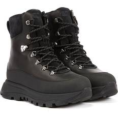 Fitflop Walking Shoes Fitflop Neo-D-Hyker Leather Women's Black Boots