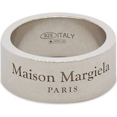 Maison Margiela Women's Logo Ring Silver Silver