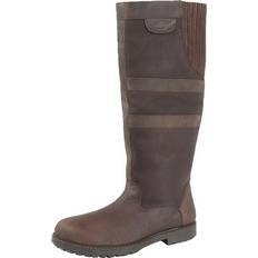 Woodland Womens/Ladies Hailey Waxy Leather Gusset Country Boot 10 UK Dark Brown