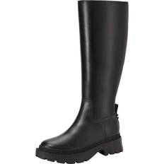 Coach High Boots Coach Julietta Knee High Leather Boots Black