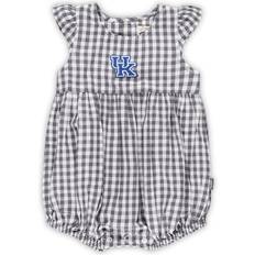 Garb Girls Kentucky Wildcats Woven Gingham Ruffled Bodysuit Charcoal, Months Infant NCAA Youth Apparel at Academy Sports