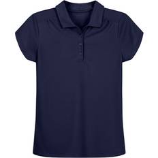 Nautica Girls' 7-16 Plus Performance Short Sleeve Polo Navy Blue, Women's Uniform Bottoms at Academy Sports