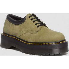 Green Derby Dr. Martens Men's 8053 Tumbled Nubuck Leather Platform Shoes in Green