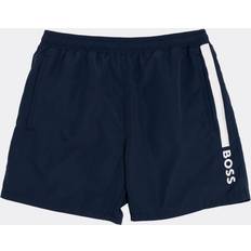 Men - Sportswear Garment Swimming Trunks Boss Orange Dolphin Swim Shorts Navy