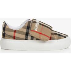 Burberry Beige Vintage Check Trainers