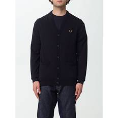 Blue - Men Cardigans Fred Perry Classic Cardigan, Navy