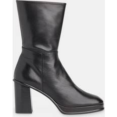 Whistles Women's Clara Platform Heeled Boot Black