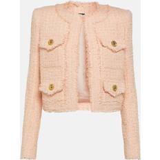 Gold - Women Jackets Balmain Tweed Jacket pink