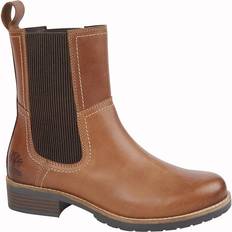 Woodland 9 UK Womens Leather Boots Tan
