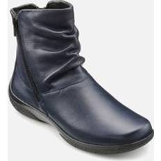 Laced - Women Ankle Boots Hotter Wide Fit 'Whisper' Ankle Boots Navy