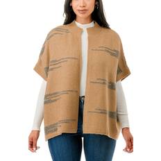 Marcus Adler Marcus Adler Knit Stripe Topper Scarf Tan