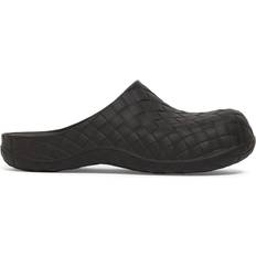 Bottega Veneta Intrecciato rubber slippers black