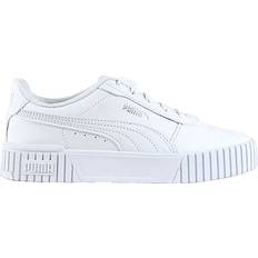 Puma Kid's Carina 2.0 Sneakers - White/White/Silver