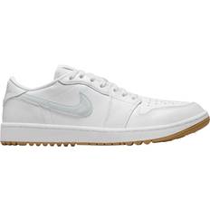 Men - Nike Air Jordan 1 Golf Shoes Nike Air Jordan 1 Low G M - White/Gum Medium Brown/Pure Platinum