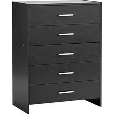 Home Source Stratford Black Chest of Drawer 68x90cm