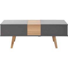 Natural Coffee Tables GFW Modena Slate Grey Coffee Table 50x112.5cm