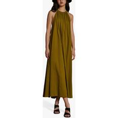 Soeur Amel Cotton Maxi Dress, Kaki