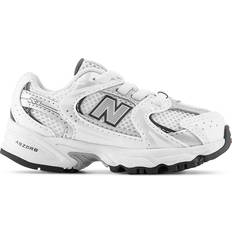 New Balance Running Shoes Children's Shoes New Balance Kid's 530 Bungee - White/Natural Indigo/Silver Metallic
