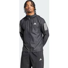 Adidas Polyester Outerwear Adidas Own The Run Base Jacket Black Regular Man