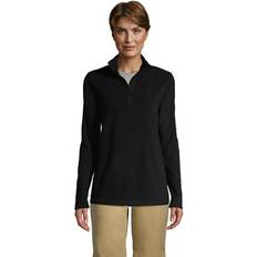 Lands' End Women Jumpers Lands' End School Uniform Women Lightweight Fleece Quarter Zip Pullover