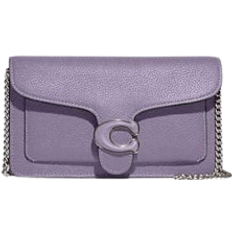 Coach Tabby Chain Clutch - Silver/Light Violet