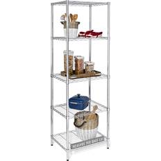 Honey Can Do 5-Tier Chrome Shelving System 45.7x182.9cm