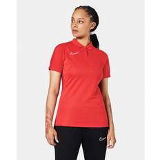 Nike Red Polo Shirts Nike Dri Fit Womens Academy 23 Polo Shirt Red