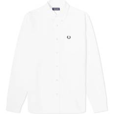 L - Men Shirts Fred Perry Oxford Shirt - White